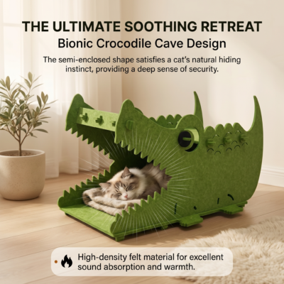 Crocodile pet nest