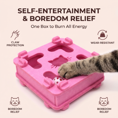 Cat toy maze fun